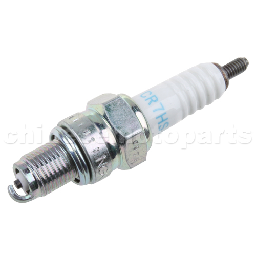 NGK-CR7HSA Spark Plug for 50cc-150 ATV, Dirt Bike, Go Kart, Moped & Scooter<br /><span class=\"smallText\">[H058-012]</span>