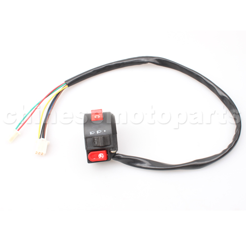 3-Function Left Switch Assembly with Choke Lever for 50cc-250cc ATV, Dirt Bike & Go Kart<br /><span class=\"smallText\">[I060-014]</span>
