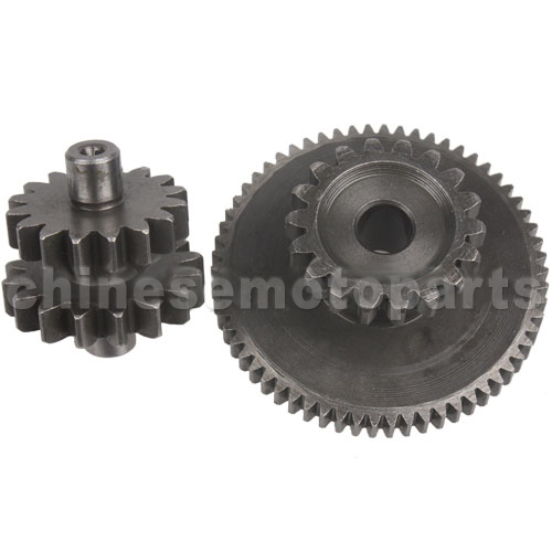 Dual Gear for CG 200cc-250cc Water-cooled / Air-cooled ATV, Dirt Bike & Go Kart<br /><span class=\"smallText\">[K070-087]</span>