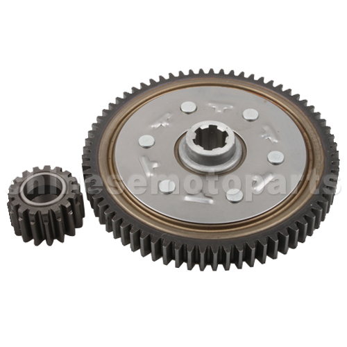 69 Teeth Primary Driven Gear With 17 Teeth Driving Gear Set for 50cc-125cc ATV,Dirt Bike & Go Kart<br /><span class=\"smallText\">[K070-103]</span>