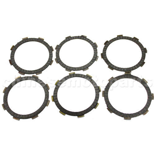 Clutch Plate Set for CG200cc Air-cooled ATV, Dirt Bike & Go Kart<br /><span class=\"smallText\">[K072-020]</span>