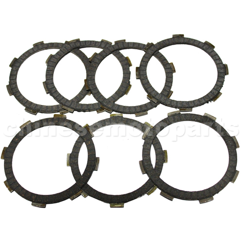 Clutch Plate Set for CG 200cc-250cc Water-cooled ATV, Dirt Bike & Go Kart<br /><span class=\"smallText\">[K072-021]</span>