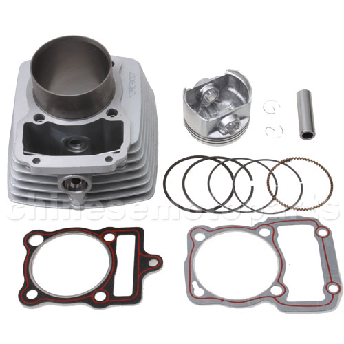 63.5mm Cylinder Rebuilt Kit for CG200cc Air-cooled ATV, Dirt Bike & Go Kart<br /><span class=\"smallText\">[K074-068]</span>