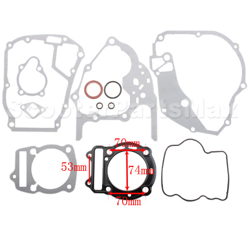 Complete Gasket Set for CF250cc Water-cooled ATV, Go Kart & Scooter<br /><span class=\"smallText\">[K078-065]</span>