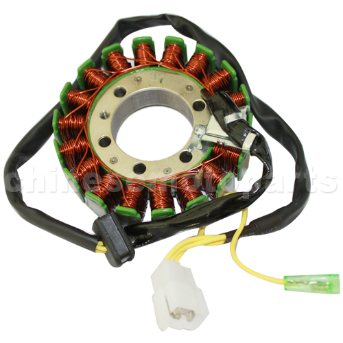 8-Coil DC-Magneto Stator for CF250cc Water-Cooled ATV,Go Kart, Moped & Scooter