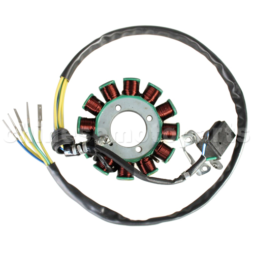 12-Coil Magneto Stator for CG 150cc-200cc ATV, Dirt Bike & Go Kart<br /><span class=\"smallText\">[K079-011]</span>