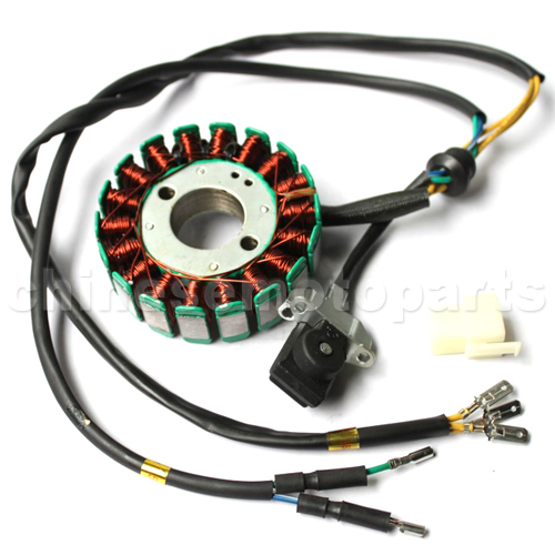 18-Coil DC-Magneto Stator for CB250cc Water-Cooled ATV, Dirt Bike<br /><span class=\"smallText\">[K079-013]</span>