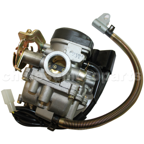 18mm Carburetor with Acceleration Pump for GY6 50cc Moped