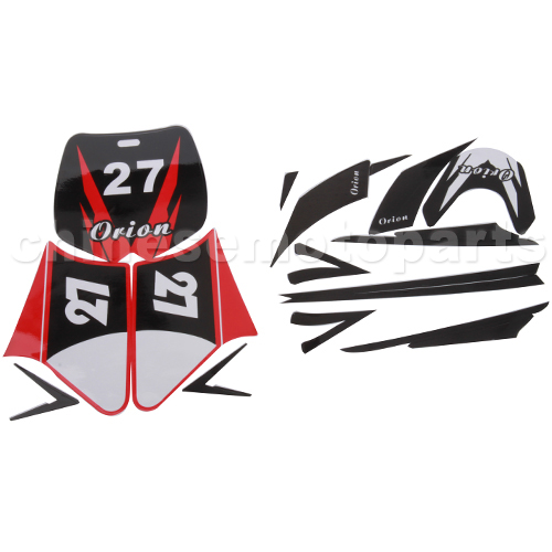 Decals for 50-125 Dirtbike-Red<br /><span class=\"smallText\">[T115-020]</span>