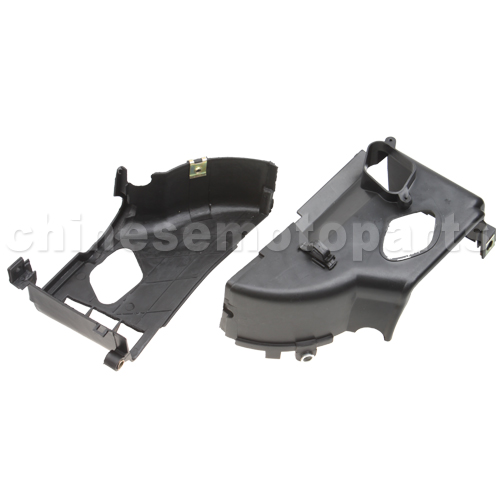 SEO_COMMON_KEYWORDS Upper & Bottom Fan Shrond Assy for GY6 50cc Moped & Scooter
