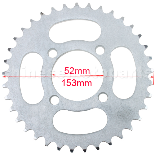 428 37 Teeth Rear Sprocket for 110cc-250cc Dirt Bike