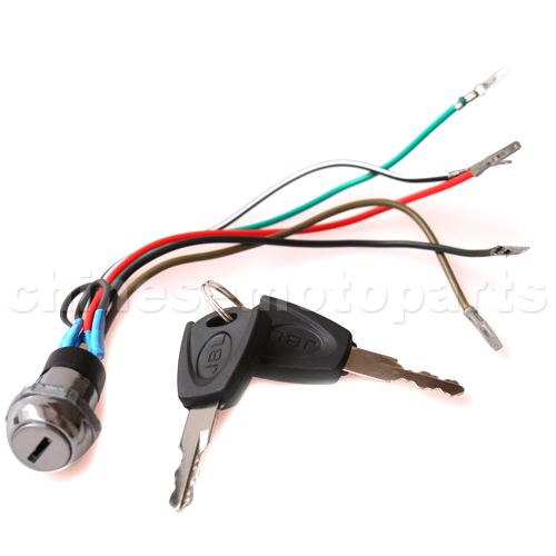 SEO_COMMON_KEYWORDS 5 wire Iron Key Ignition for 2-stroke Pocket Bike