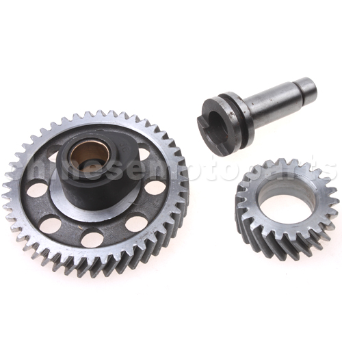 Lower Camshaft Gear Set for CG200cc Air-cooled ATV, Dirt Bike & Go Kart