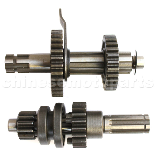 Automatic Transmission Main & Counter Shaft with Reverse for 50-125cc ATV, Dirt Bike & Go Kart