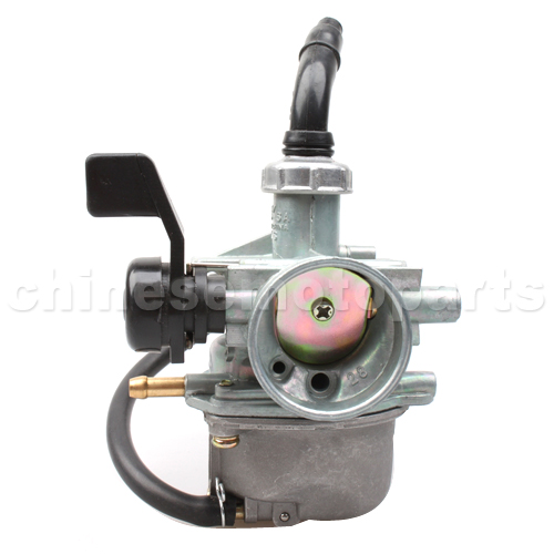 19mm Carburetor with Left Hand Choke for 50cc-110cc ATV, Dirt Bike & Go Kart