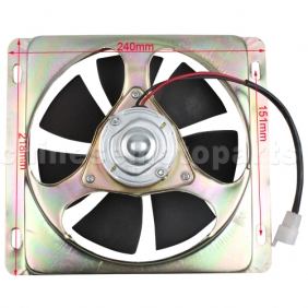 Fan for 200cc-250cc Water-cooled ATV & Dirt Bike