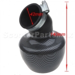 Performance Air Filter Moped Scooter GY6 go kart 125cc CARBON FIBER color