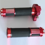 SEO_COMMON_KEYWORDS 2X Red Motorcycle Handle bar Hand Grips 7/8"for Honda Suzuki Kawasaki Yamaha