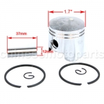 Piston Assembly for 2-stroke 49cc(44-6) Pocket Bike