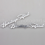 Gas Tank Emblem Badge Decals Chrome for Harley Davidson Electra Glide Classic Fat Boy