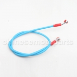 Blue High Performance Oil Line Brake Hose fit Universal Motorcycle 103CM