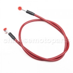 Red High Performance Oil Line Brake Hose fit Universal Motorcycle 103CM