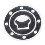 Carbon Fiber Fuel Tank Gas Cap Cover Pad Decal Stickers For SUZUKI