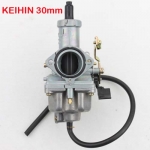 Kehin 30mm PZ30 Cable Choke Carburetor For 125cc 140cc PIT Quad Dirt Bike ATV