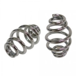 SEO_COMMON_KEYWORDS 3" Chrome Barrel Coiled Solo Seat Springs for Harley Chopper Bobber motorcycle