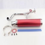 Red High Performace Muffler for GY6 50-150cc
