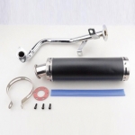 Black High Performace Muffler for GY6 50-150cc