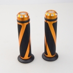 ZJMOTO Brand New Gold 7/8 Handlebar Motorcycle Grip Bar End Carbon For KTM 125 RC 390 690 DUKE 1190 1198 1290 O Y Free Shipping